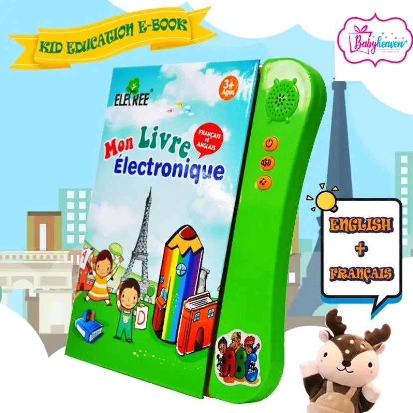 Mon Livre Électronique Bilingue Français-Anglais – Apprentissage Ludique pour Enfants 3 ans+