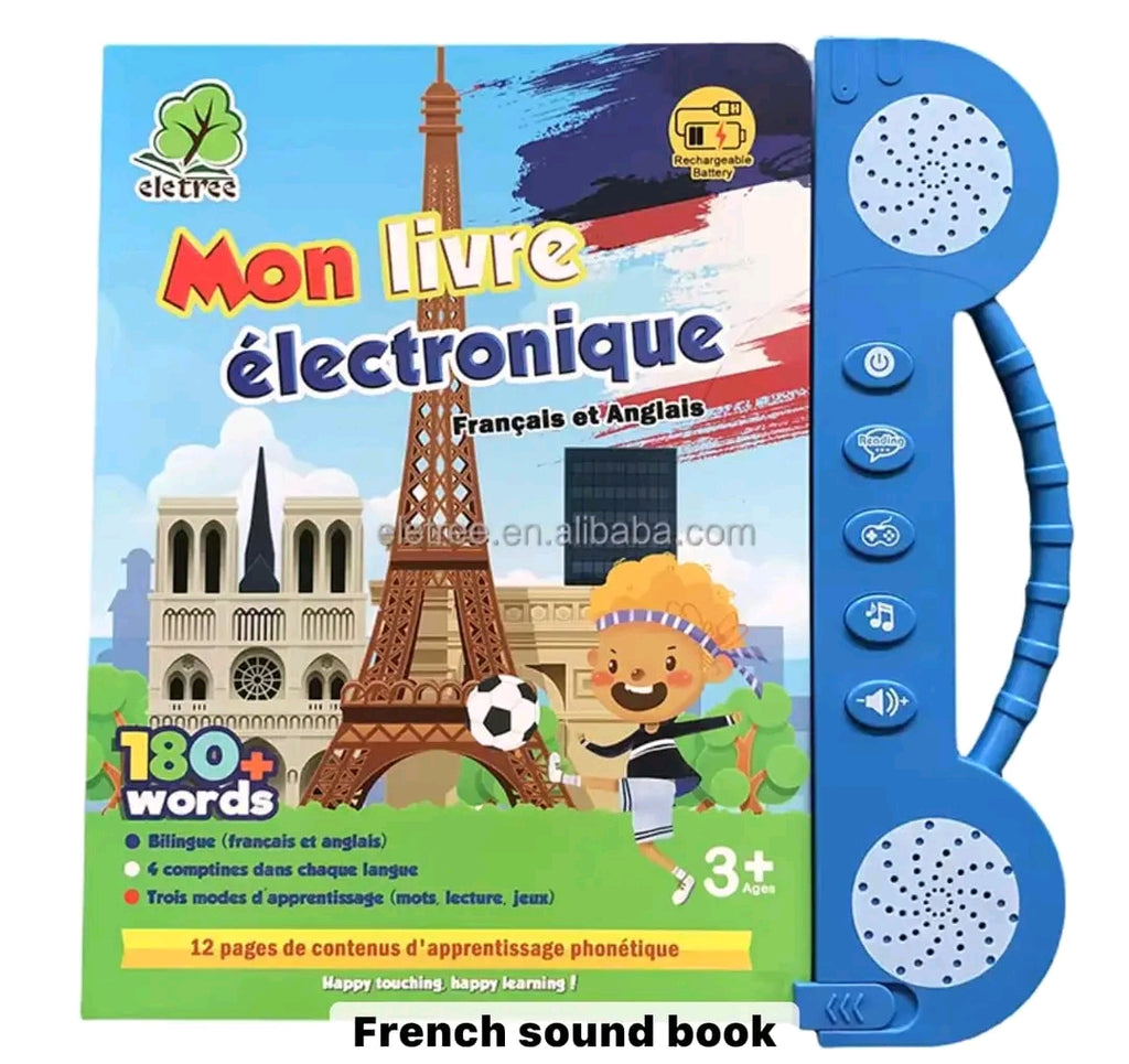 Mon Livre Électronique Bilingue Français-Anglais – Apprentissage Ludique pour Enfants 3 ans+