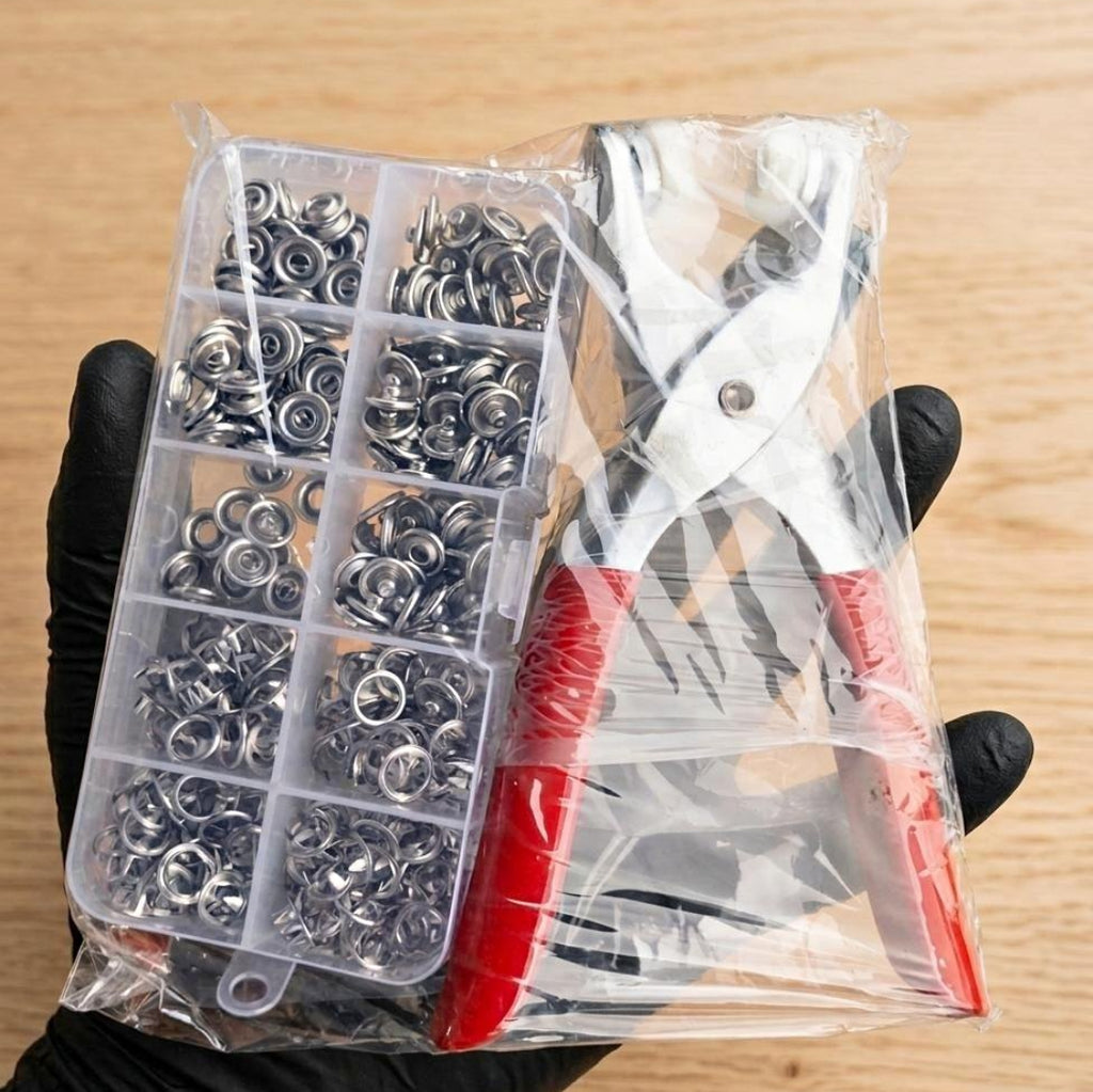 200 boutons pression + pince incluse : répare tes vêtements en 10 secondes sans couture
