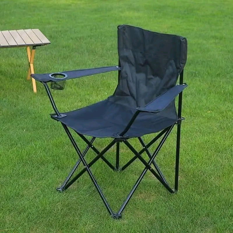 Chaise Pliante de Camping avec Porte-Gobelet