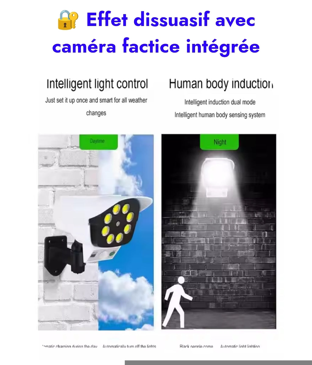Lampe Solaire avec Détecteur de Mouvement (Télécommande Incluse ) 11900FCFA