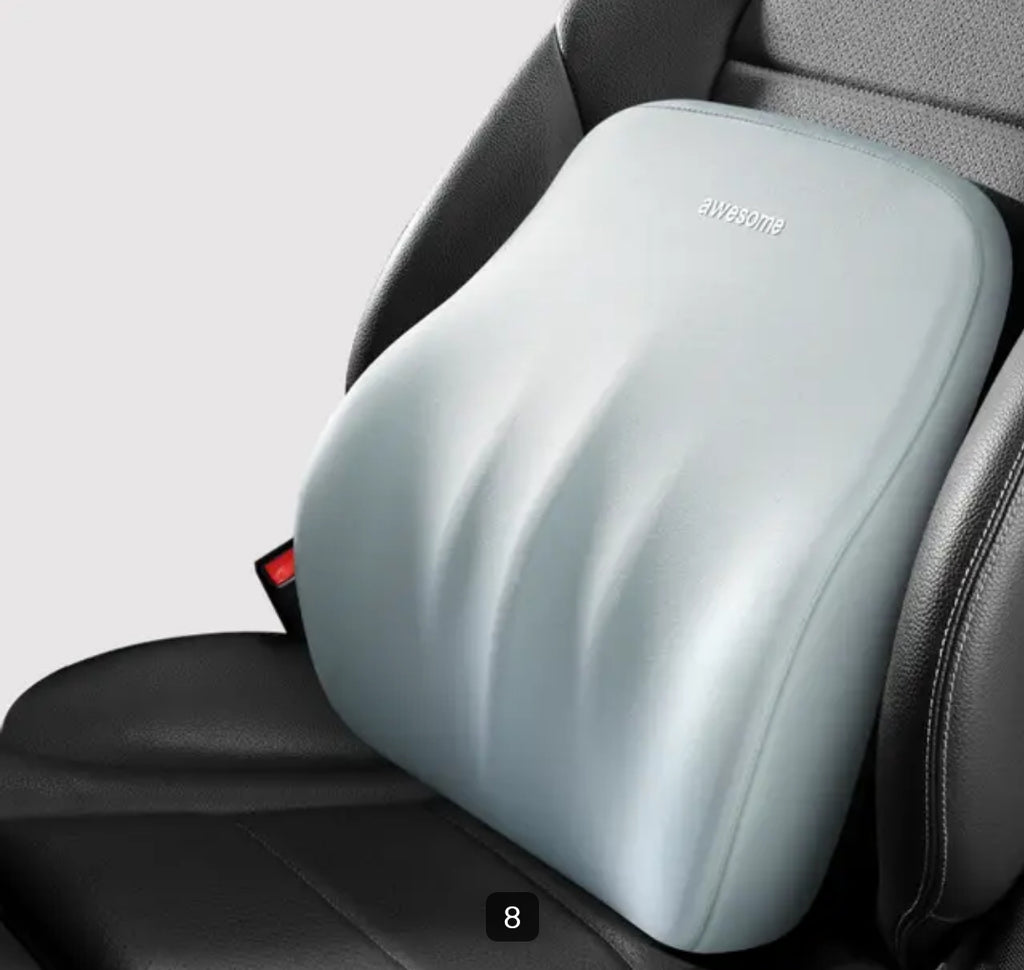FINI LES DOULEURS EN VOITURE – Coussin Lombaire Ergonomique Soutien Dorsal Premium ( 17900 FCFA)